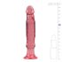 Crystal Jellies - dildo anale con ventosa - silicone rosa