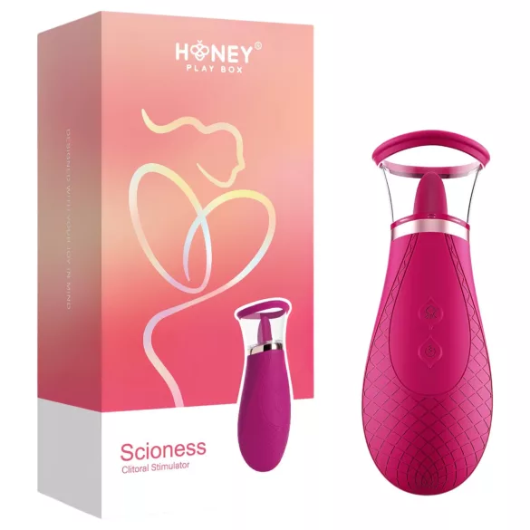 Honey Play Box Scioness - succhia clitoride vibratore leccatore - silicone rosa