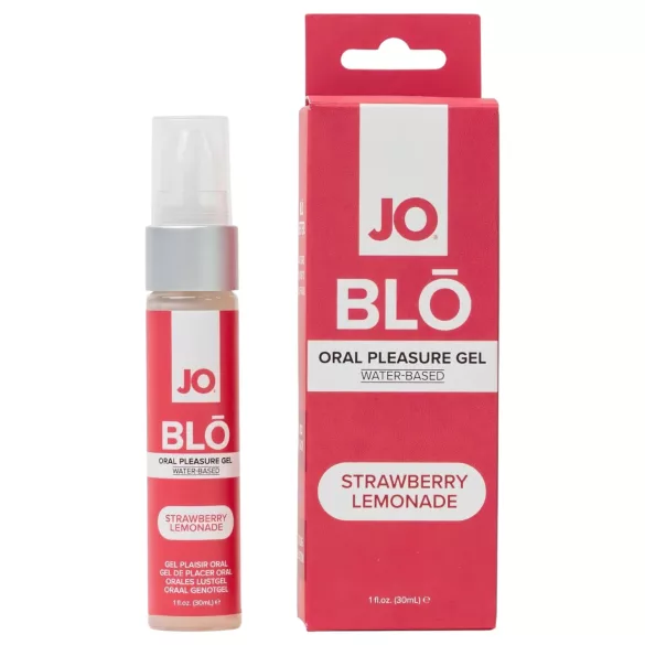 System JO BLO - gel orale aromatizzato, limonata alla fragola (30 ml)