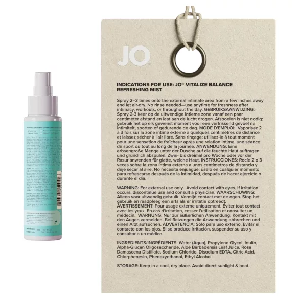 System JO Vitalize - spray rinfrescante intimo (60 ml)