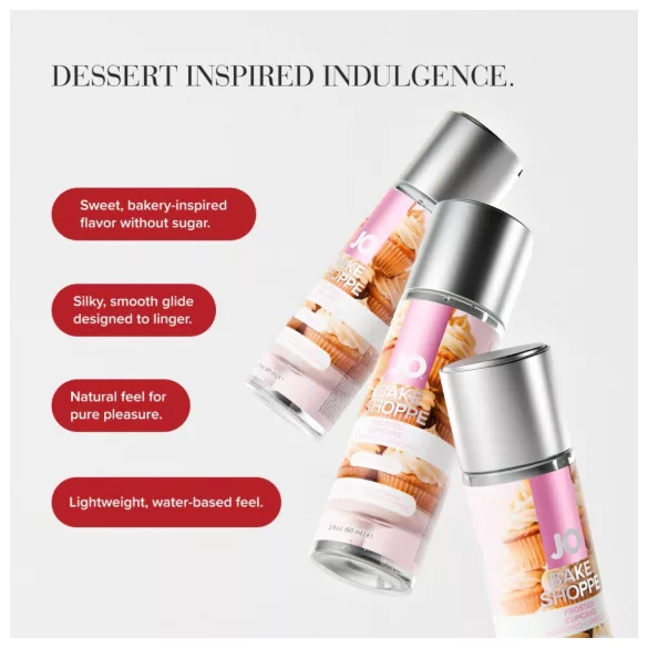 System JO Bake Shoppe - lubrificante aromatizzato, muffin glassato (60 ml)