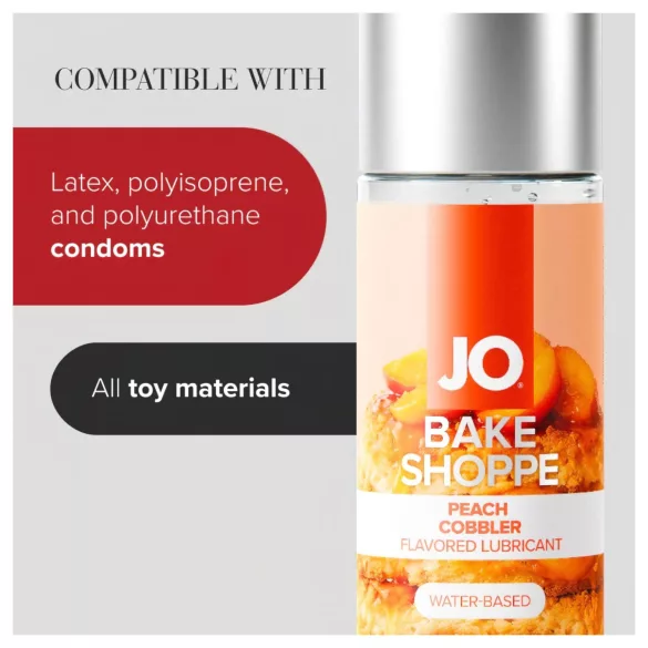 System JO Bake Shoppe - lubrificante aromatizzato, torta alla pesca (60 ml)