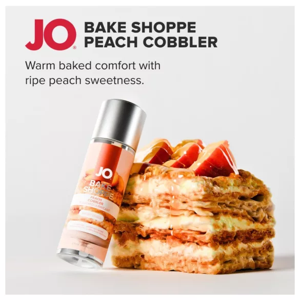 System JO Bake Shoppe - lubrificante aromatizzato, torta alla pesca (60 ml)