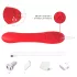 Bestoy - vibratore punto G con lingua - silicone rosso