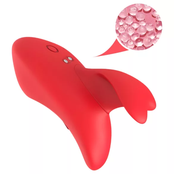 Bestoy - vibratore da dito ricaricabile - silicone rosso