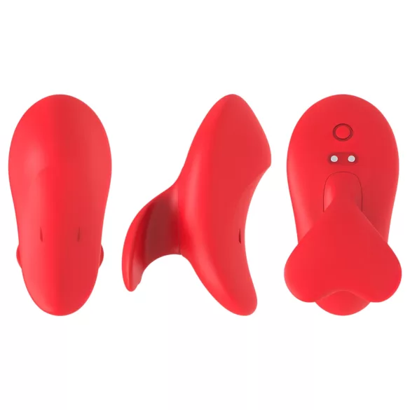 Bestoy - vibratore da dito ricaricabile - silicone rosso