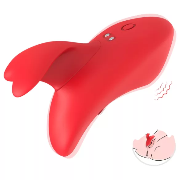 Bestoy - vibratore da dito ricaricabile - silicone rosso