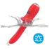 Bestoy - vibratore punto G impermeabile - rosso