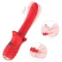 Bestoy - vibratore punto G impermeabile - rosso