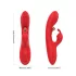 Bestoy - vibratore punto G e clitoride - stimolatore - silicone rosso