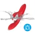 Bestoy - vibratore punto G e clitoride - stimolatore - silicone rosso
