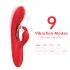 Bestoy - vibratore punto G e clitoride - stimolatore - silicone rosso