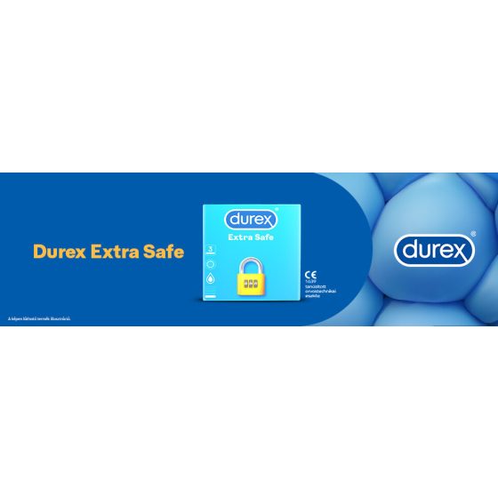 Durex Extra Sicuri - Preservativi trasparenti rinforzati (confezione da 3)