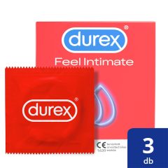   Durex Feel Intimate - preservativo a parete sottile (3 pezzi)