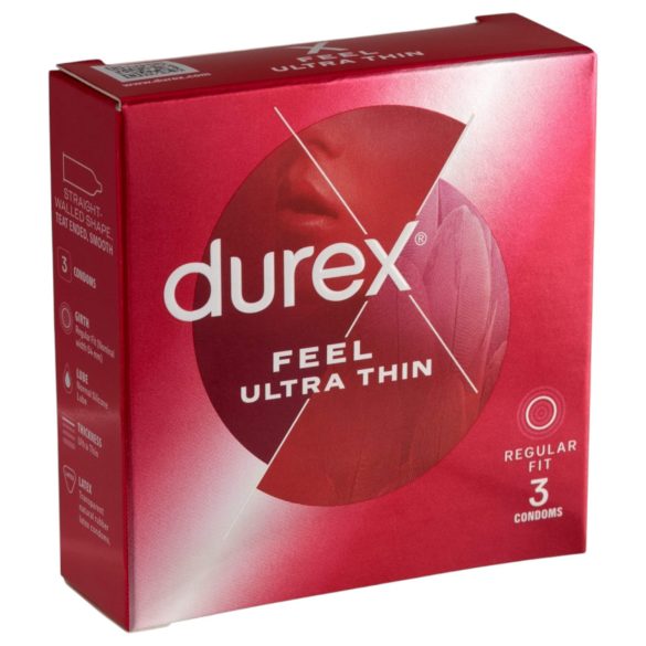 Durex Feel Ultra Sottile - preservativo ultra realistico (3 pezzi)
