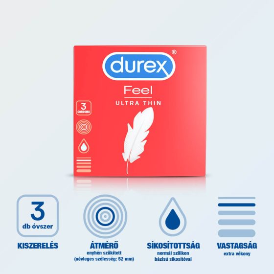Preservativo Durex Sensazione Ultra Realistica - Ultra Sottile