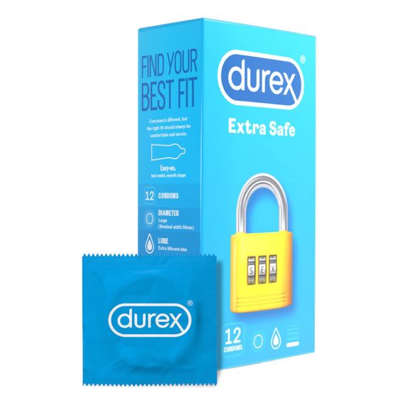 Durex Extra Safe - Preservativi di Sicurezza (12 pezzi)