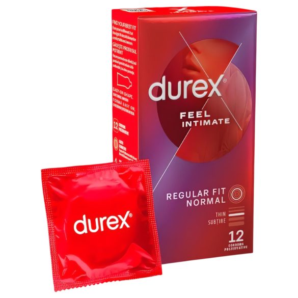 Durex Feel Intimate - Preservativi Sottile (12 pezzi)