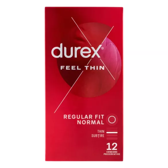Durex - preservativi ultrasottili effetto naturale - confezione da 12