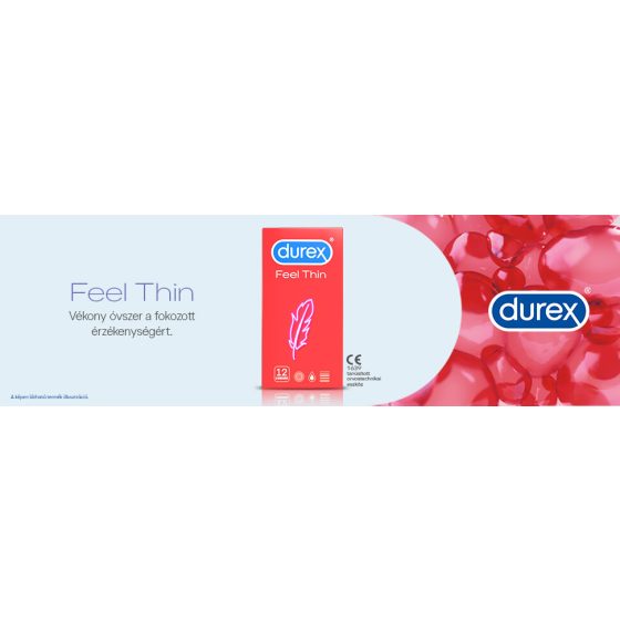 Durex Sensazione Naturale - preservativi ultrassottili (confezione da 12)