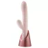Blush Fraya - vibratore rabbit con stimolatore clitorideo - silicone rosa
