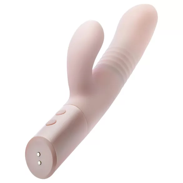 Blush Fraya - vibratore rabbit con stimolatore clitorideo - silicone rosa