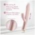 Blush Fraya - vibratore rabbit con stimolatore clitorideo - silicone rosa