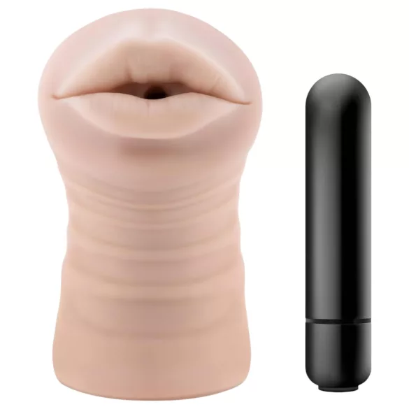 Enlust Nicole - bocca vibrante realistico - silicone naturale