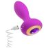 Oh My Gem - plug anale vibrante con gemma (viola)