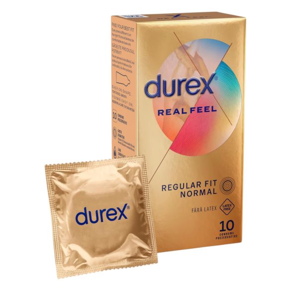 Durex Real Feel - preservativi senza lattice (10 pezzi)