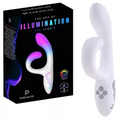  Paradise Illumination - vibratore con braccio clitorideo luminoso (bianco)