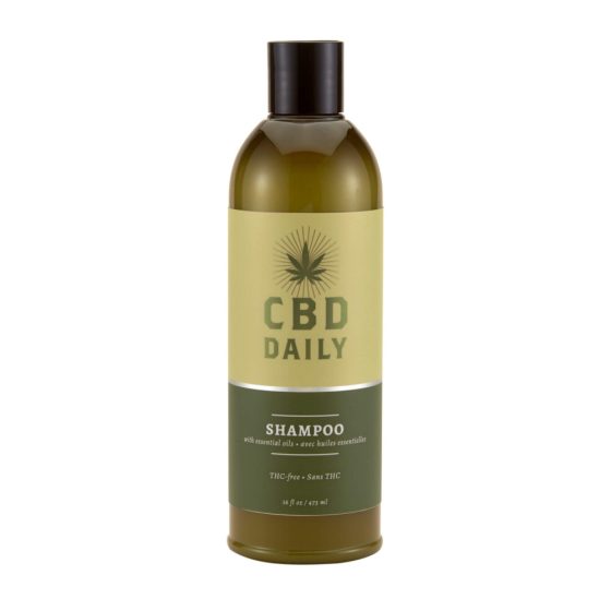 Preparato a base di olio di cannabis per capelli lisci e lucidi - Shampoo CBD Daily