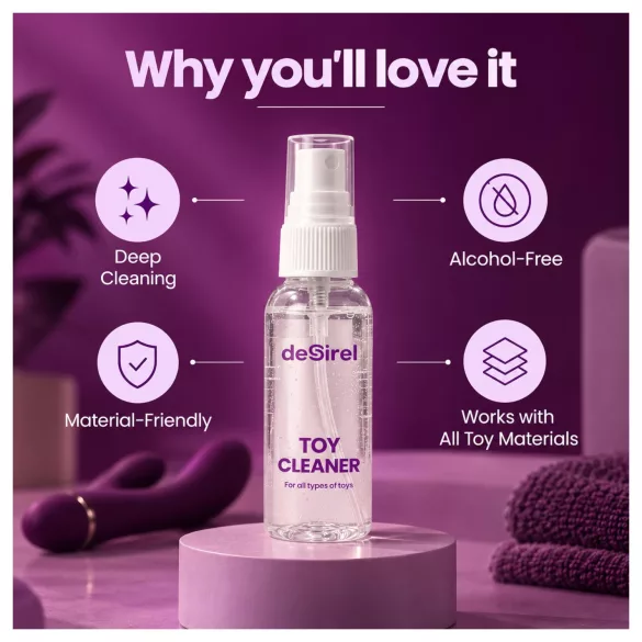 Detergente e lubrificante Desirel (2 × 50 ml)