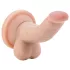 Dr. Skin 4 - dildo realistico con testicoli e ventosa - pelle naturale 12cm