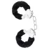 Temptasia Cuffs - manette peluche - nero