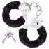 Temptasia Cuffs - manette peluche - nero