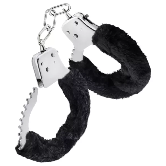 Temptasia Cuffs - manette peluche - nero