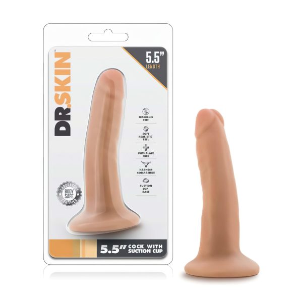 Dr. Skin 5,5 - Dildo realistico con ventosa (14cm)