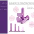 Blush Wellness - kit dilatatore vaginale - set - silicone lilla