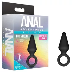   Anal Adventures Platinum S - plug anale piccolo - silicone nero