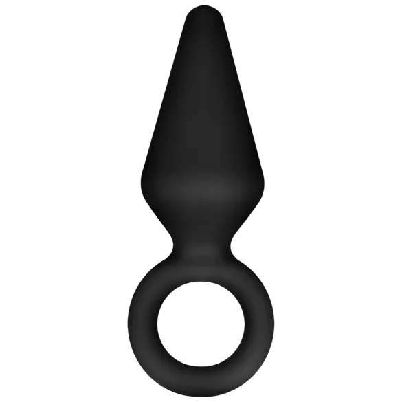 Anal Adventures Platinum S - plug anale piccolo - silicone nero