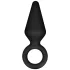 Anal Adventures Platinum S - plug anale piccolo - silicone nero