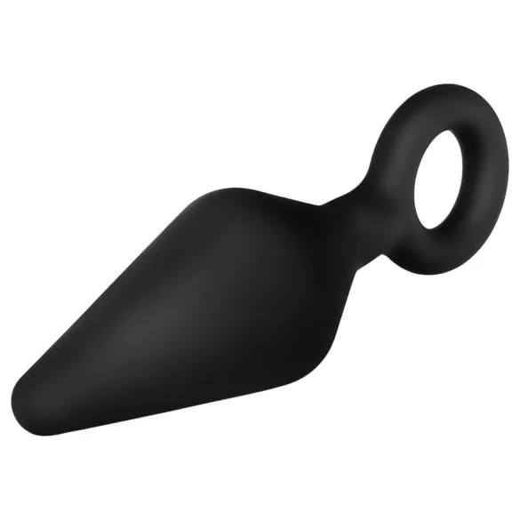 Anal Adventures Platinum S - plug anale piccolo - silicone nero