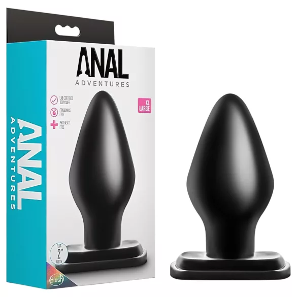 Anal Adventures XL - plug anale extra grande - nero