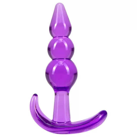 B Yours - plug anale a palline - silicone viola