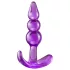 B Yours - plug anale a palline - silicone viola
