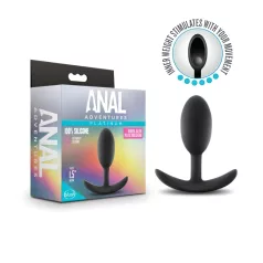   Anal Adventures Platinum M - plug anale - nero - misura media