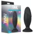 Anal Adventures Platinum Rocket - plug anale grande - nero