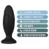 Anal Adventures Platinum Rocket - plug anale grande - nero