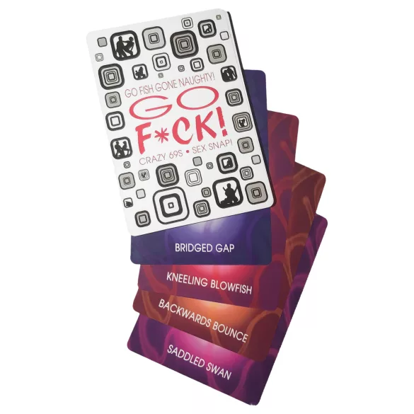 GO F*CK - gioco di carte erotico - 52 carte Kama Sutra